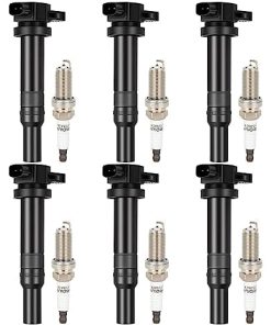 ECCPP UF558 6 bobinas de encendido con 6 bujías de iridio