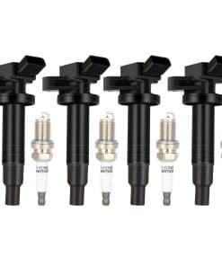 ECCPP UF247 4 bobinas de encendido con 4 bujías de iridio