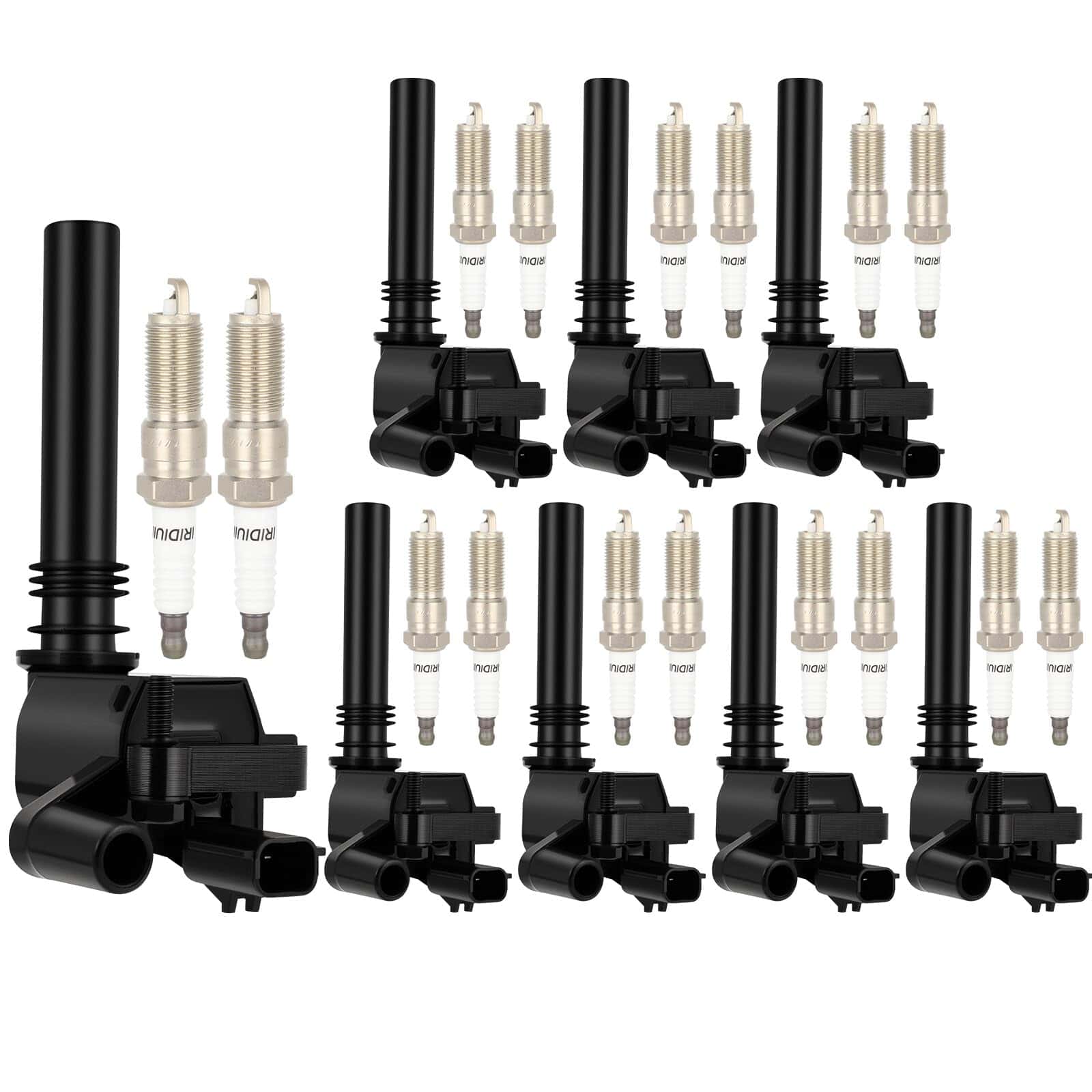 ECCPP UF378 8 bobinas de encendido con 16 bujías de iridio