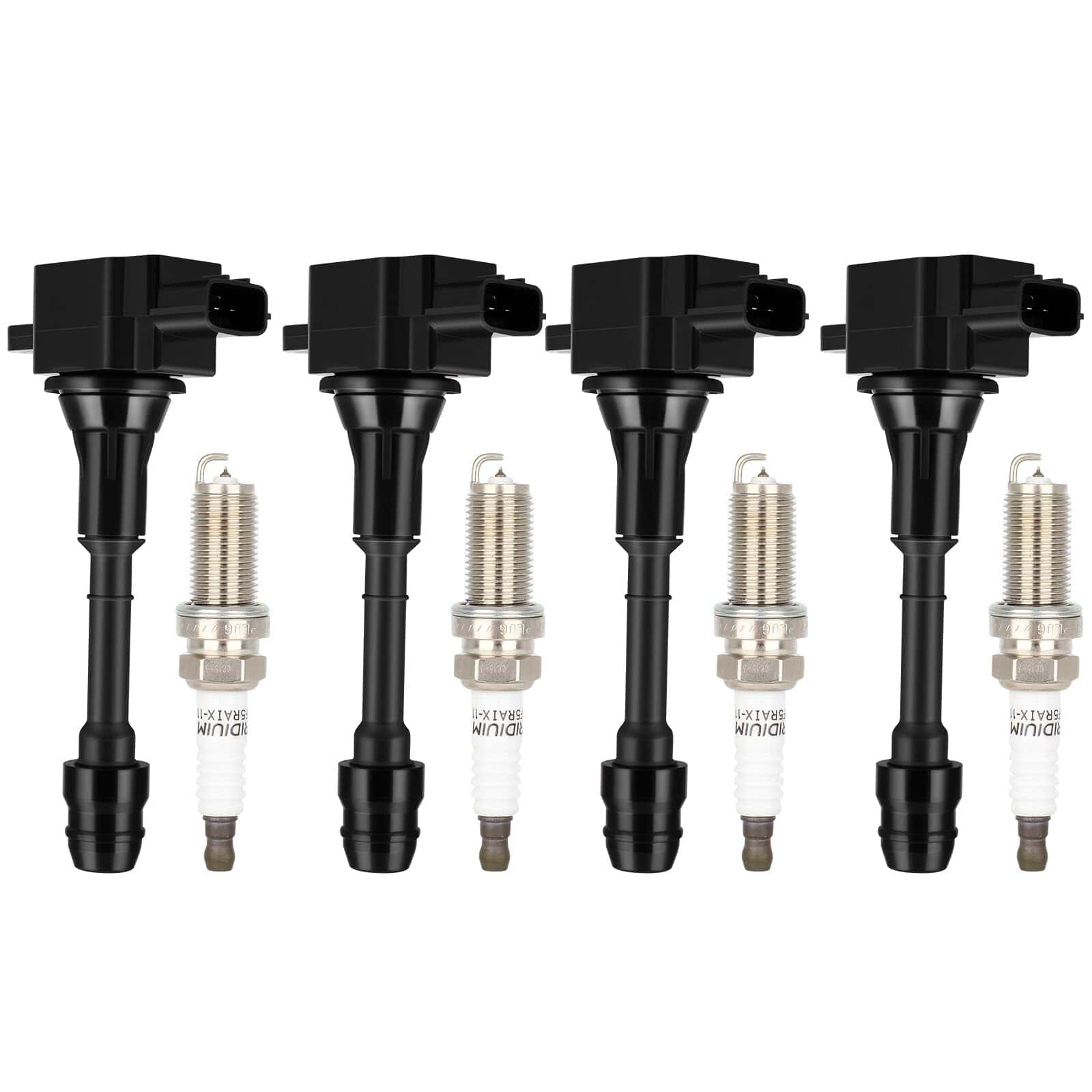 ECCPP UF350 4 bobinas de encendido con 4 bujías de iridio