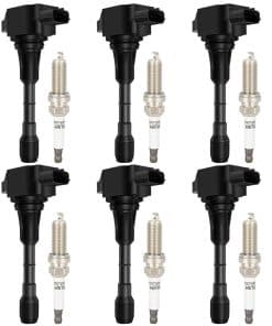 ECCPP UF617 6 bobinas de encendido con 6 bujías de iridio