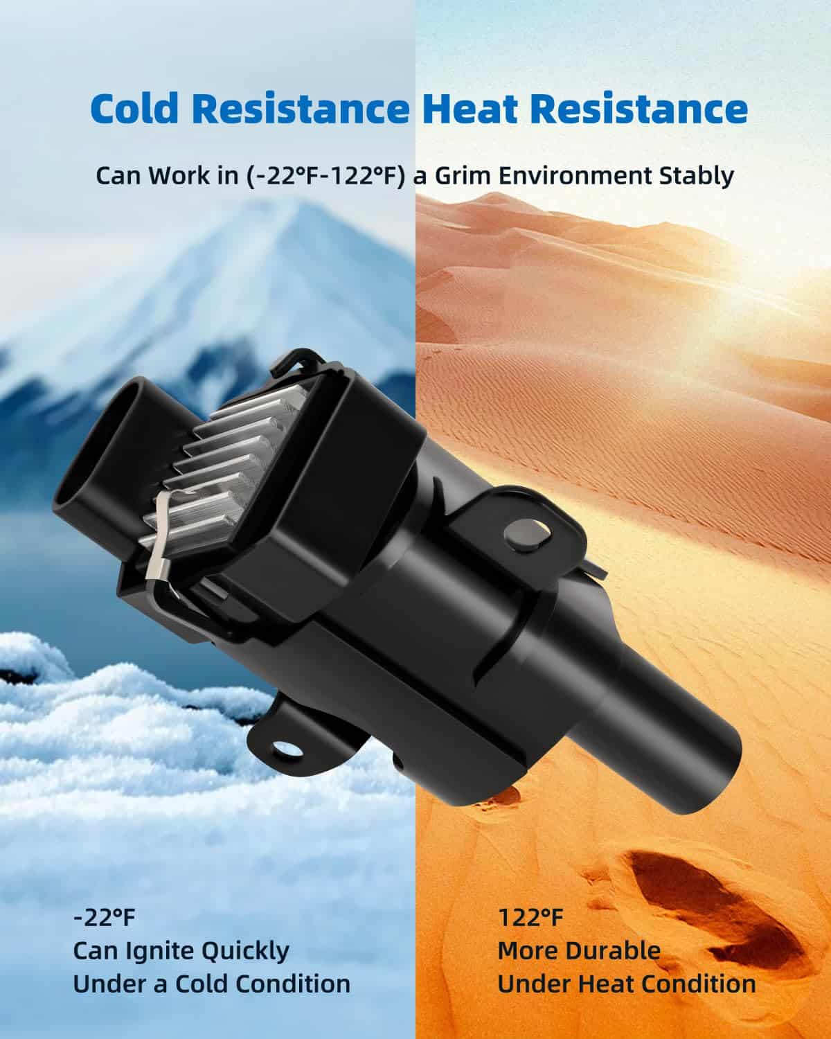 ECCPP 12622553 1 8 bobinas de encendido con 8 bujías de - Imagen 5