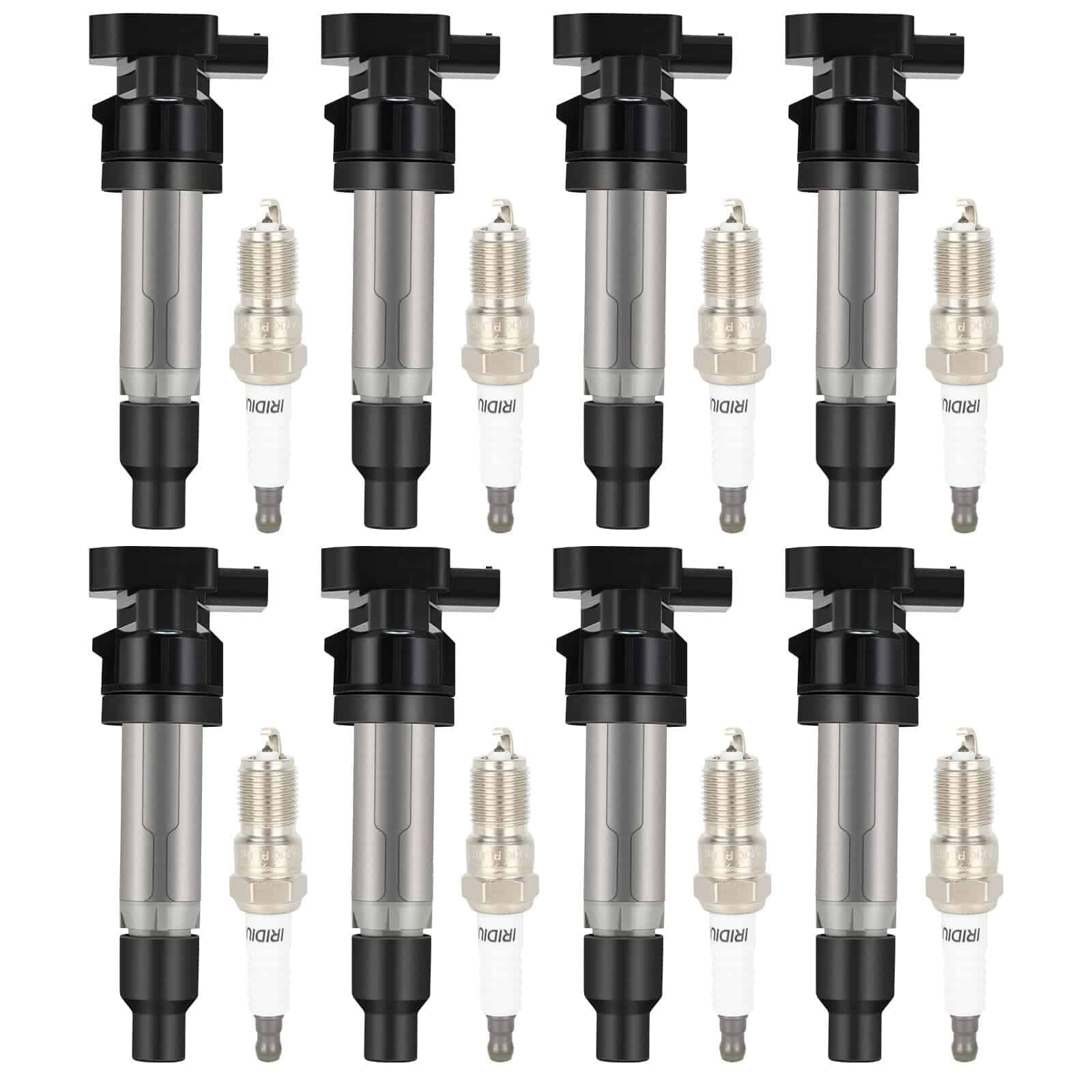 ECCPP UF564 8 bobinas de encendido con 8 bujías de iridio