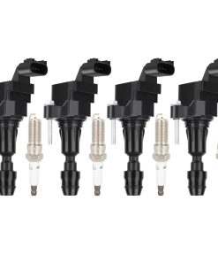 ECCPP UF491 4 bobinas de encendido con 4 bujías de iridio