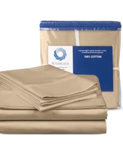 Juego de Sábanas de 400 Hilos de Algodón Sateen 100%,
