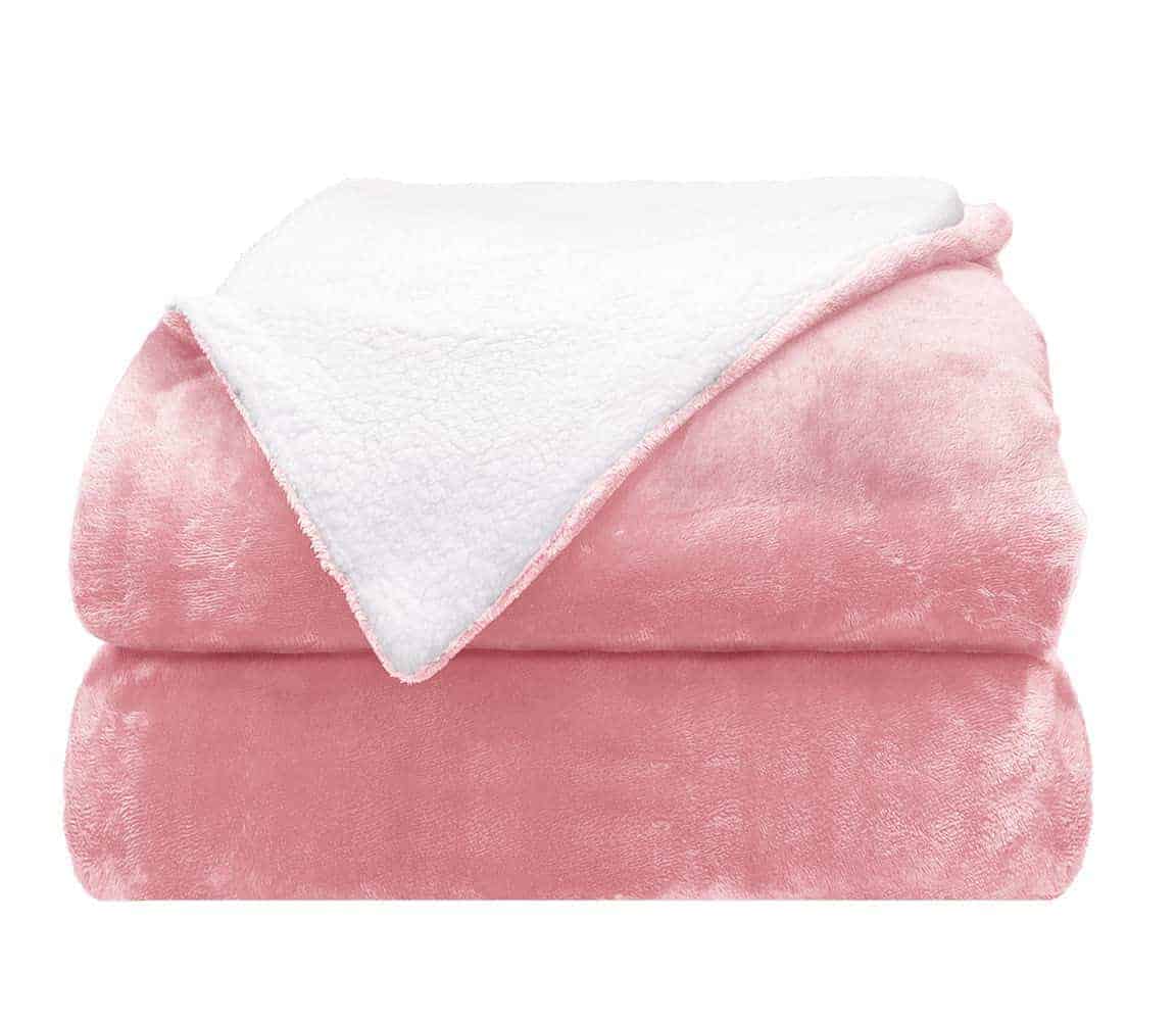 Manta de felpa reversible Comfort Lab Sherpa - Elegante