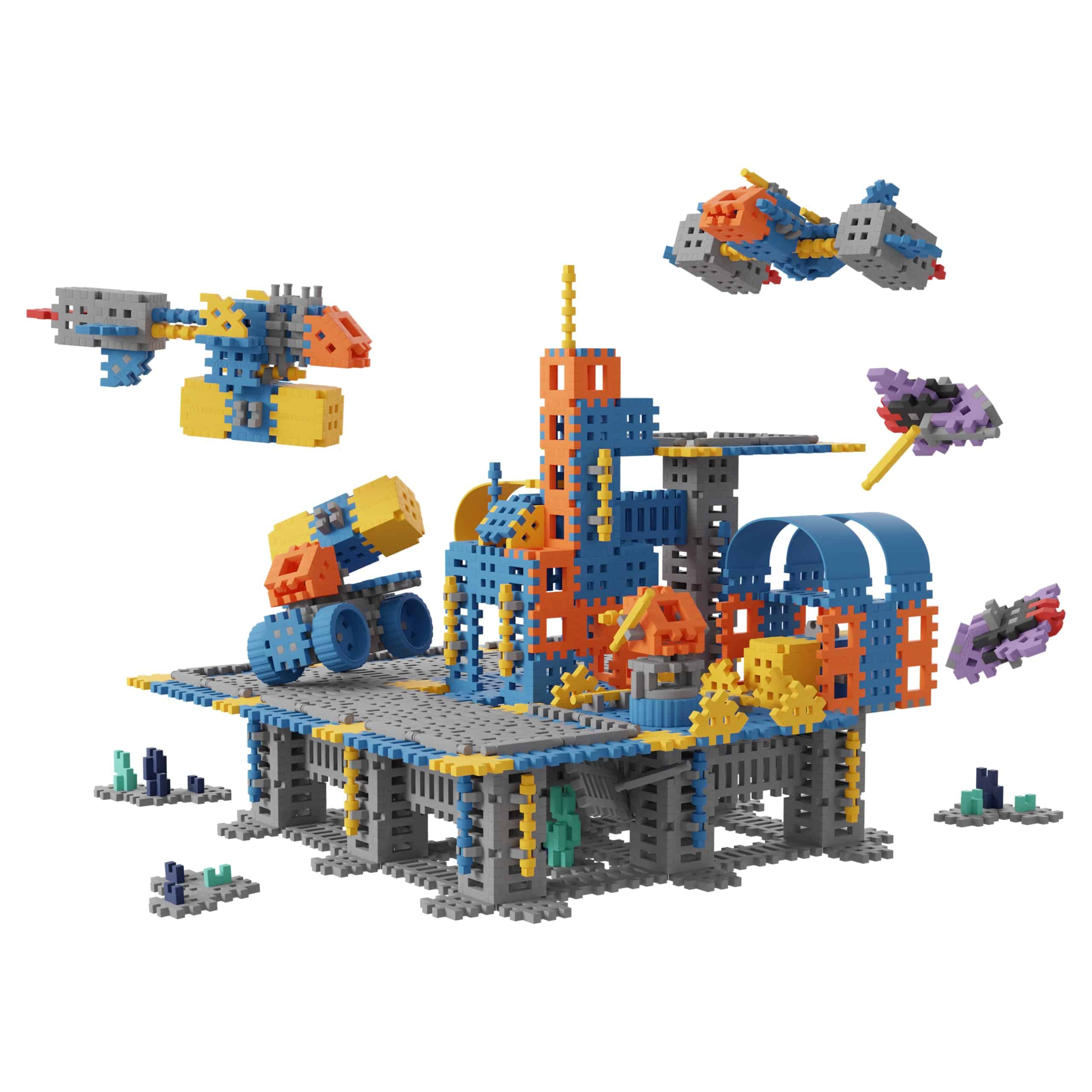 Marioinex Mini Waffle Space Base Large Construction Playset - Imagen 3