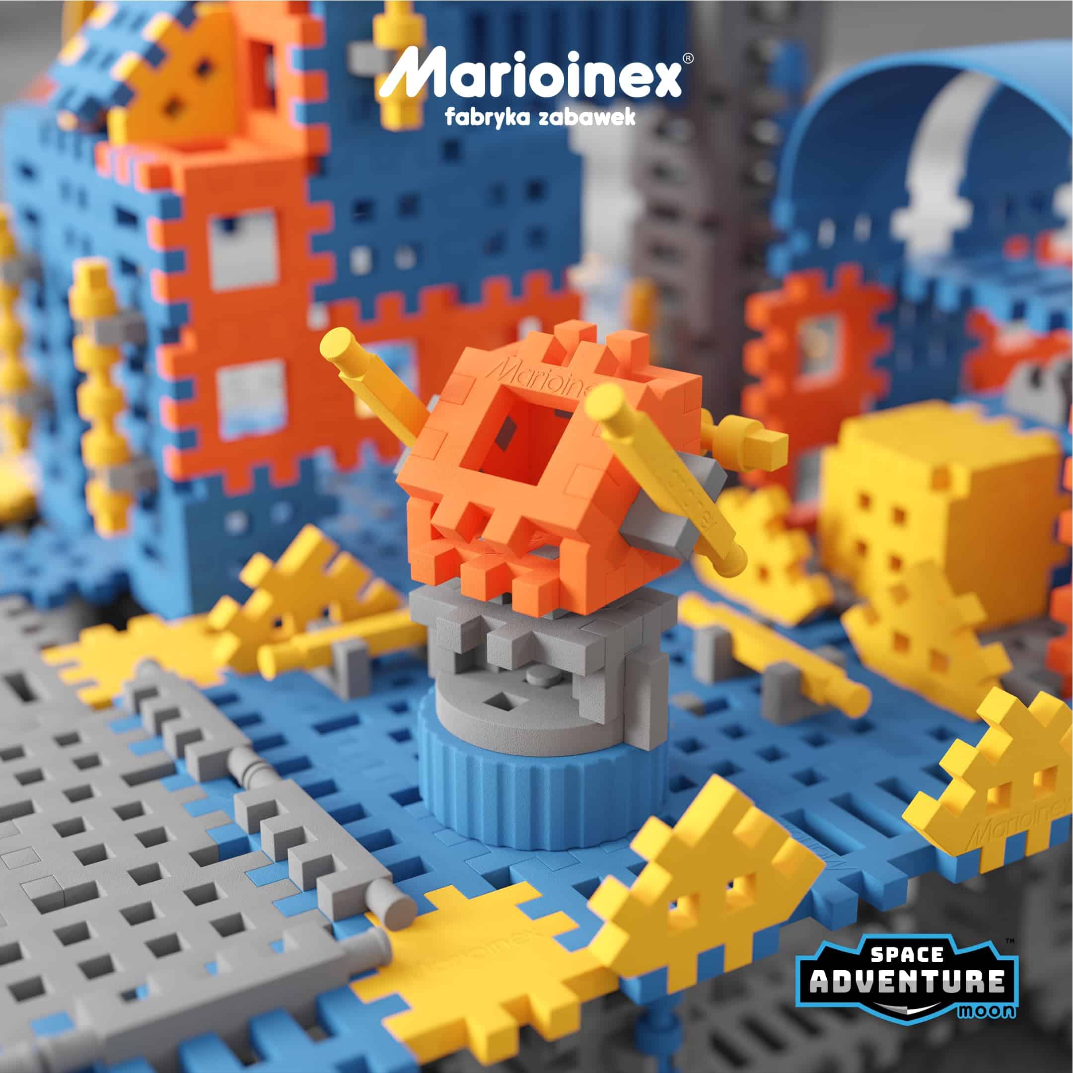 Marioinex Mini Waffle Space Base Large Construction Playset - Imagen 9