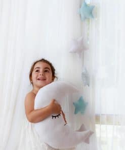 Almohada decorativa de luna Perfectto Design para niñas,