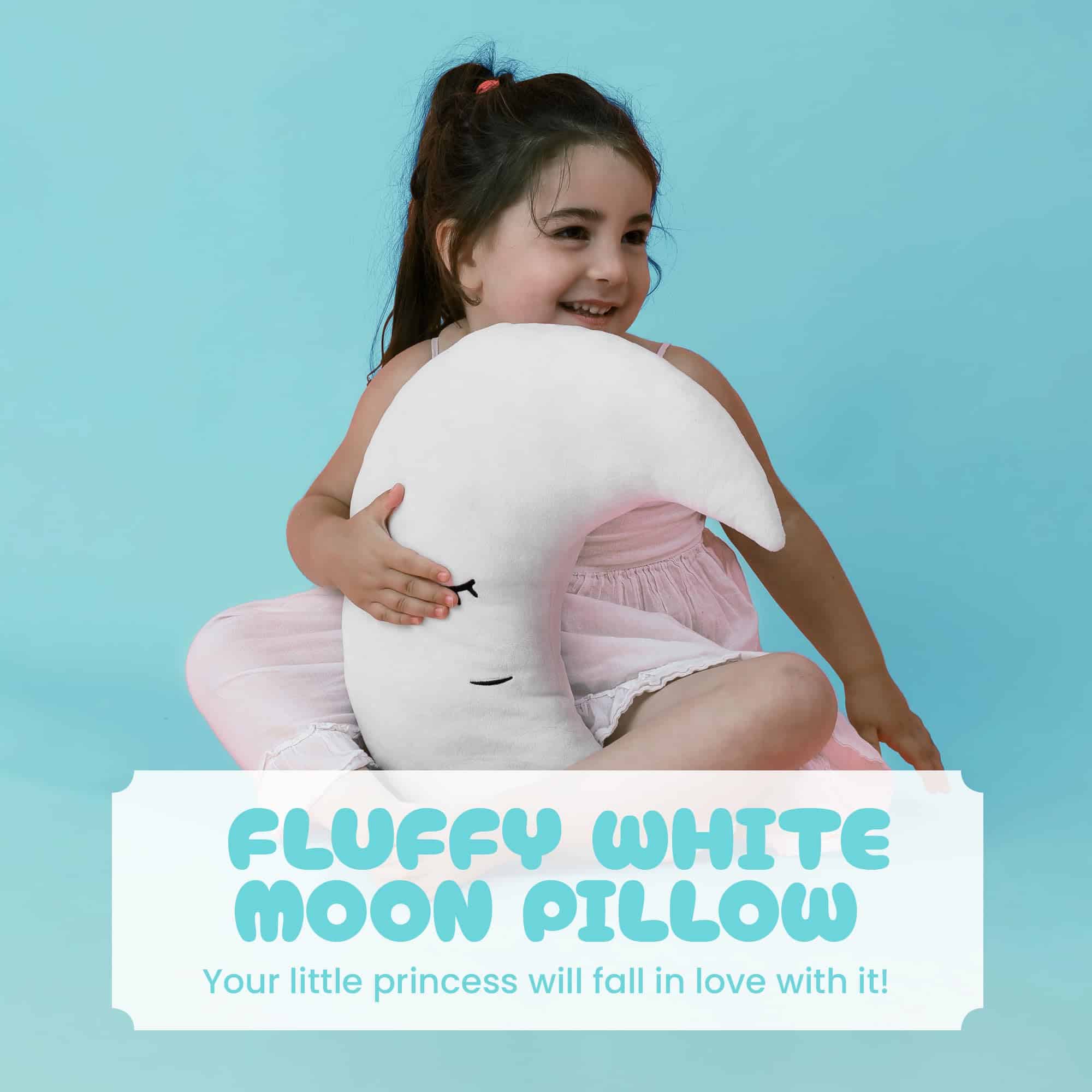 Almohada decorativa de luna Perfectto Design para niñas, - Imagen 5