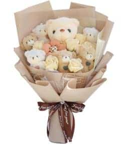 Ramito de Ositos Adorables - Ramo de Ositos de Peluche