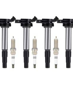 ECCPP UF619 4 bobinas de encendido con 4 bujías de iridio