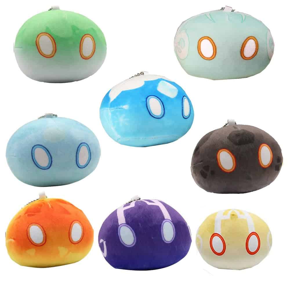 Llavero de Peluche Colorido con Slime Elemental Impact de
