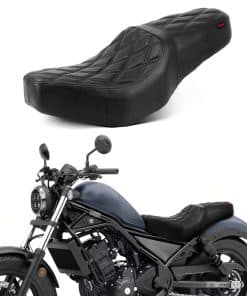 Asiento de Conductor y Pasajero de una Pieza con Costuras