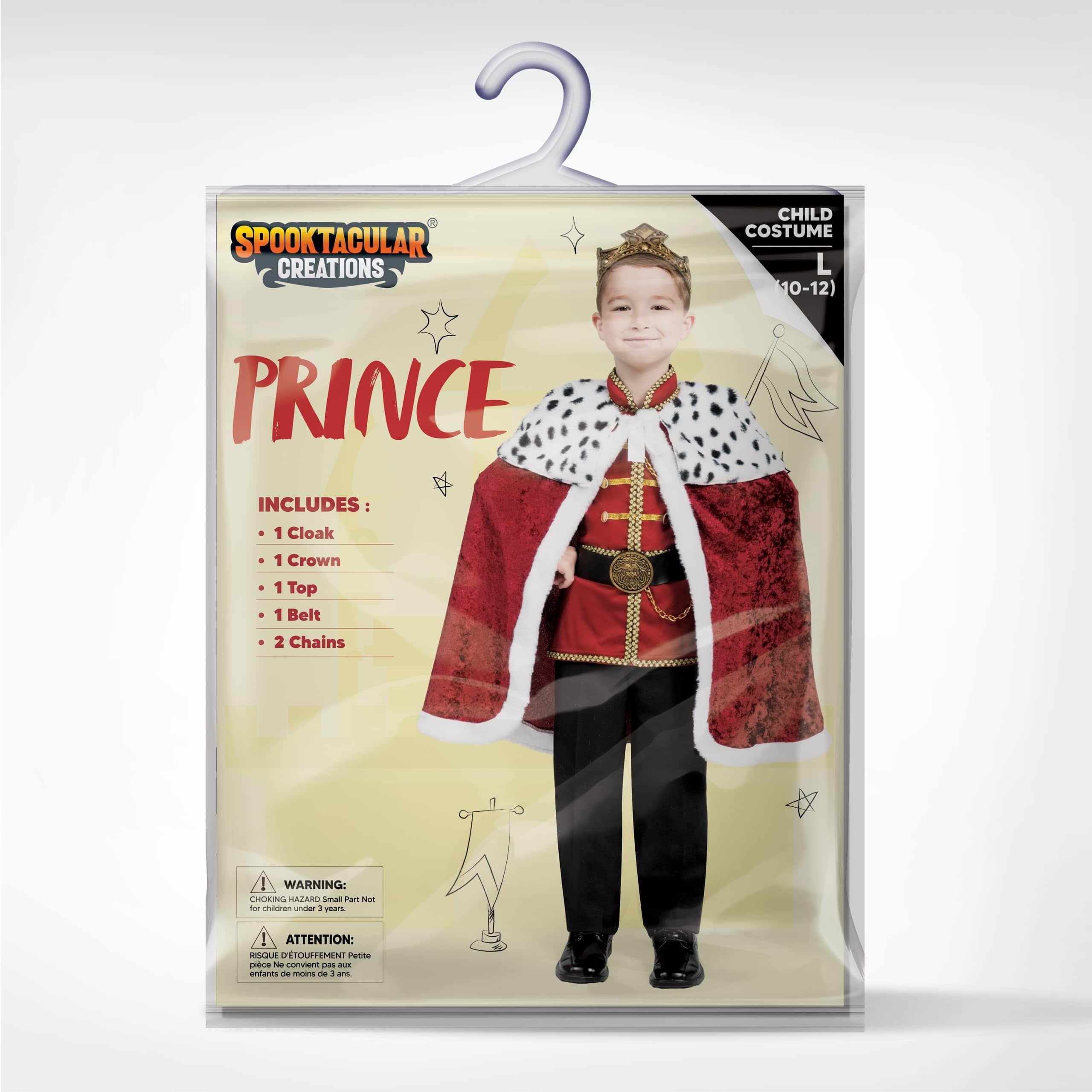 Disfraz de Príncipe para Niños de Spooktacular Creations, - Imagen 6