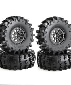 Chanmoo 4Pcs RC 2.2 Llantas con Bloqueo de Cuentas de 10