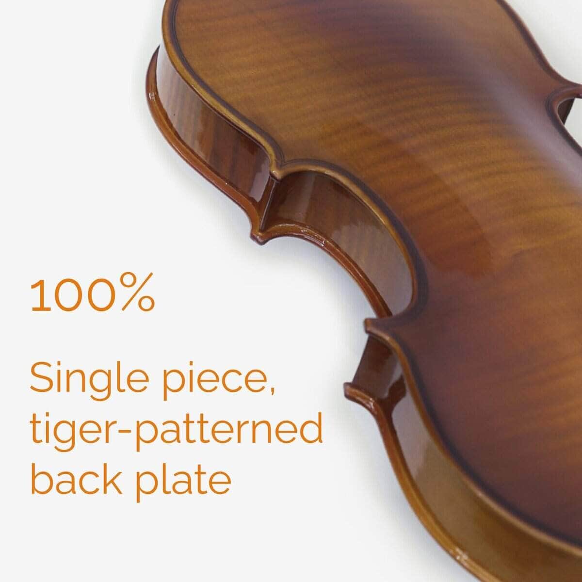 Set de Violín CLAVIO 4/4 Tamaño Completo, 3/4 Tamaño Violín - Imagen 5