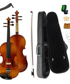 Set de Violín CLAVIO 4/4 Tamaño Completo, 3/4 Tamaño de