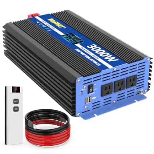 Inversor de Onda Sinusoidal Pura 3000 Vatios Pro, para