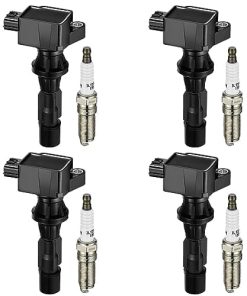Conjunto de 4 Bobinas de Encendido UF540 y Bujías de Iridio