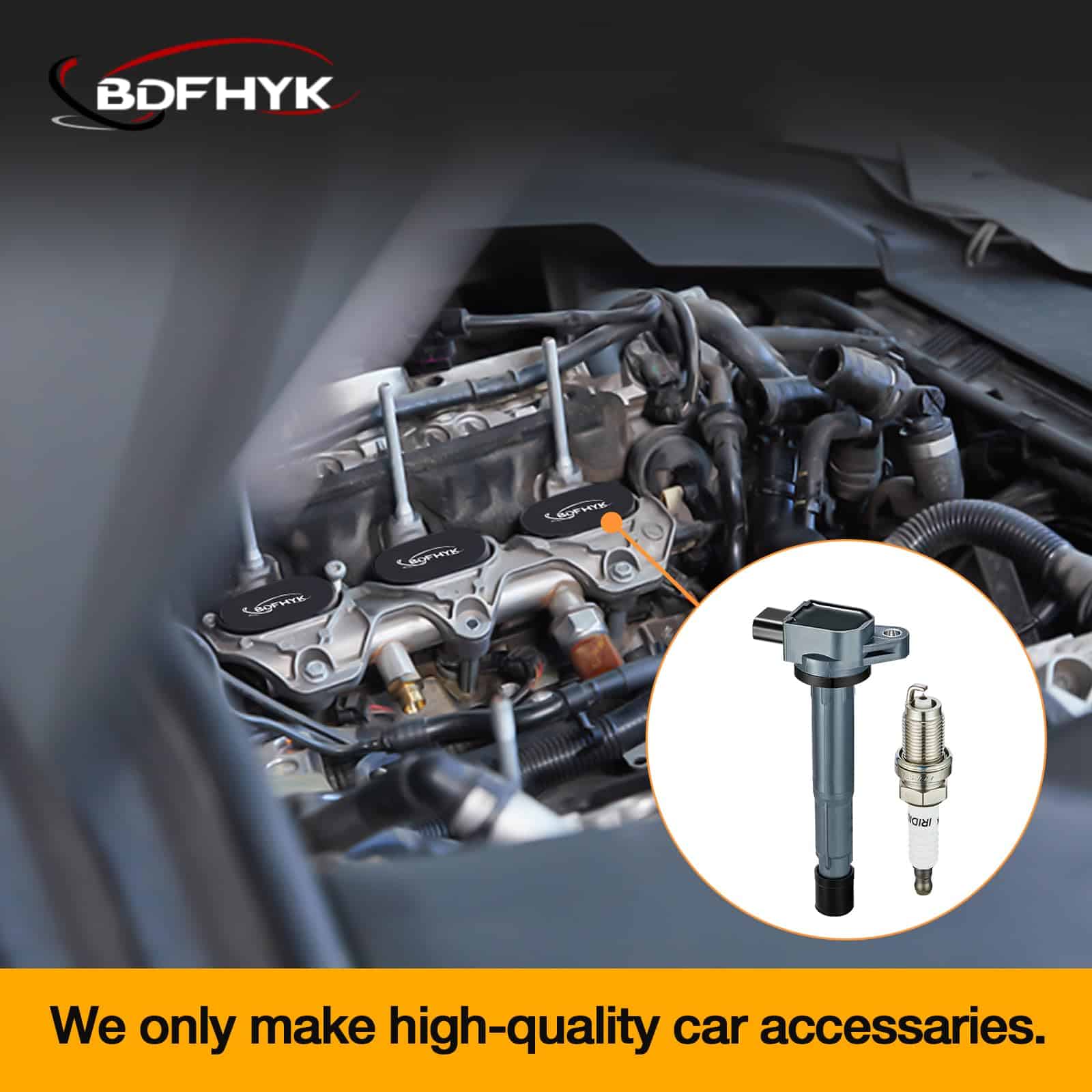 Paquete de Bobina de Encendido UF417 y Bujías de Iridio - Imagen 8