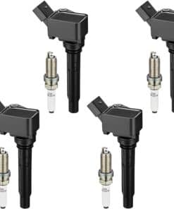 Conjunto de 4 bobinas de encendido UF716 y bujías de iridio