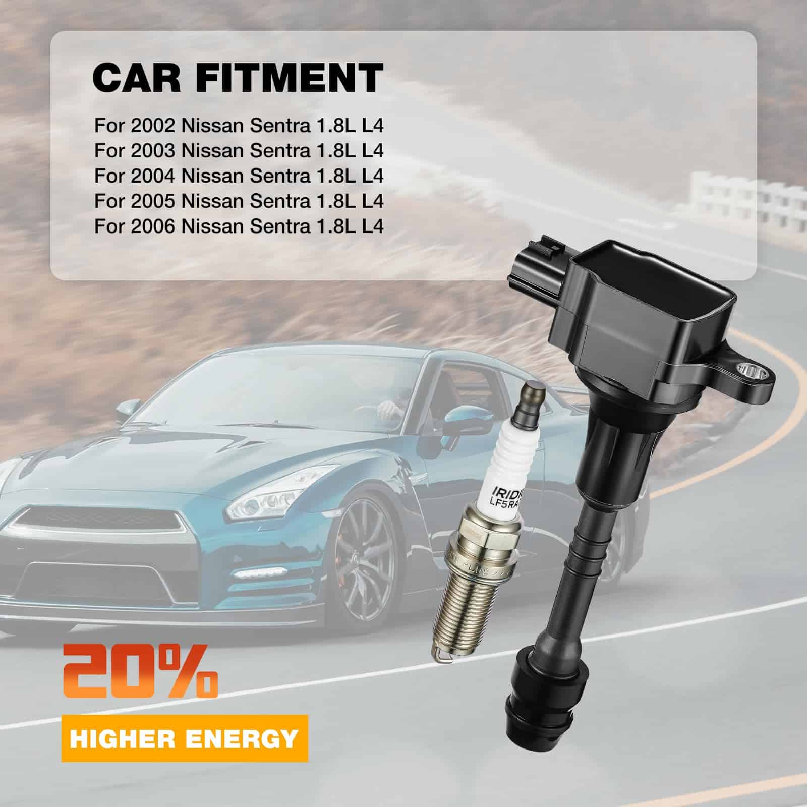 Bobina de Encendido UF351 y Bujías de Iridio 4505 - Imagen 4