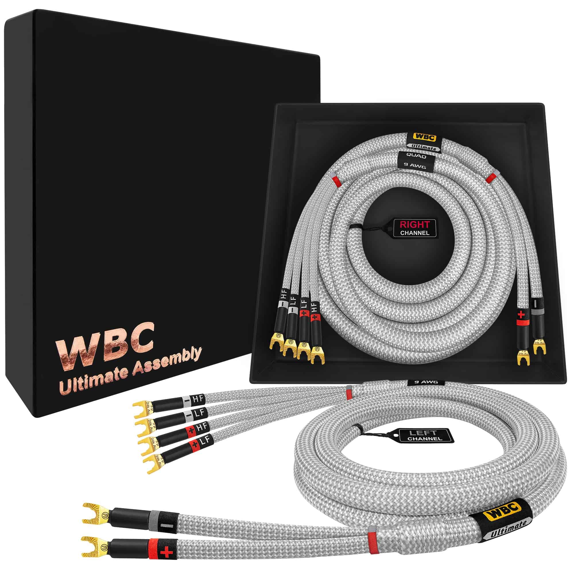 Cable de altavoz bi-cable WORLDS BEST CABLES Ultimate de 8