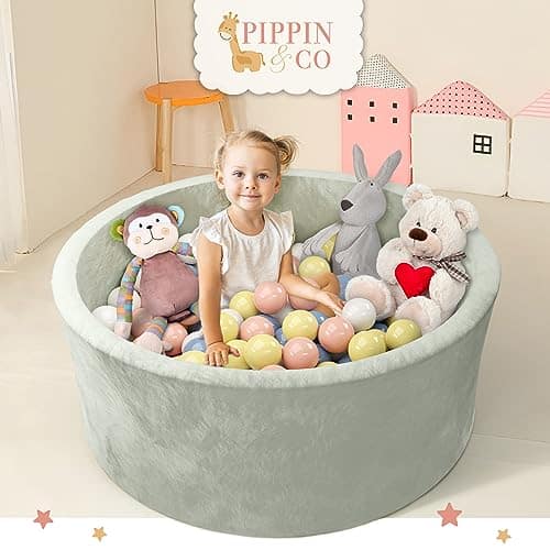 Piscina de Pelotas, 250 Pelotas para Niños de 1-3 Años, - Imagen 8