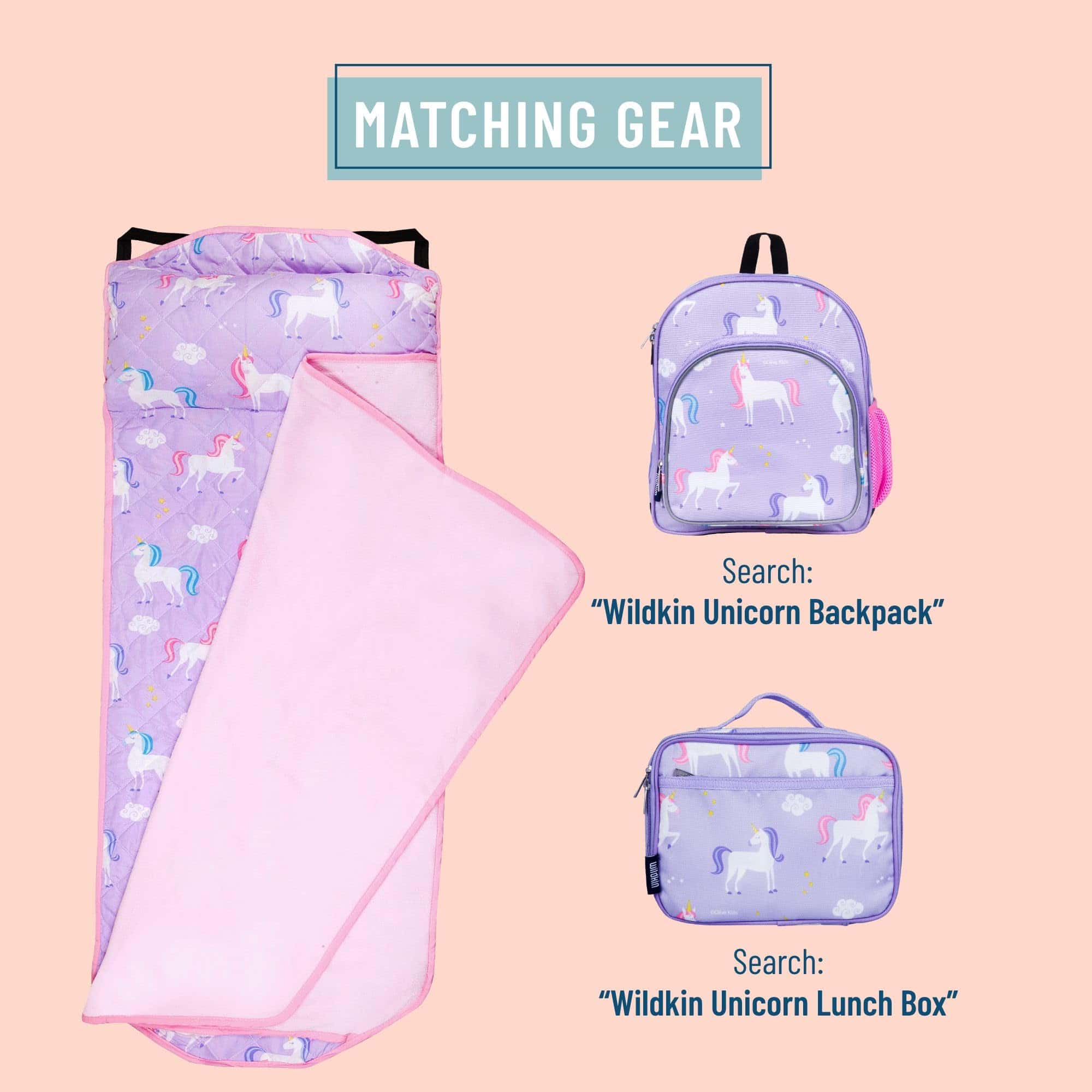 Wildkin Microfiber Modern Quilted Nap Mat with Reusable - Imagen 4