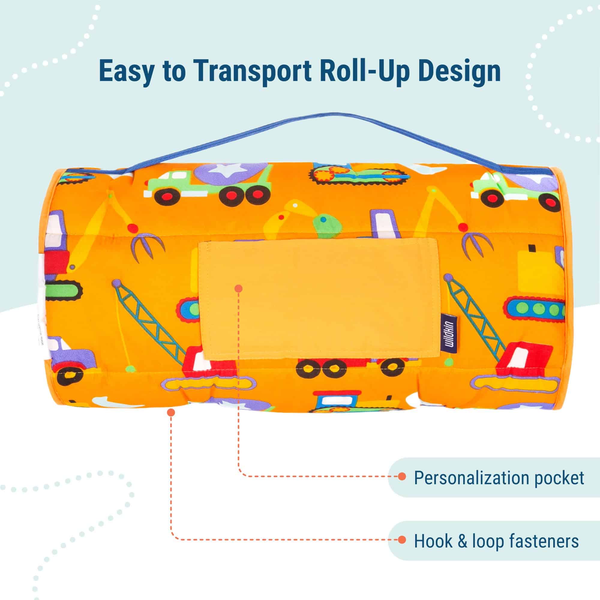 Wildkin Microfiber Nap Mat con Almohada -trucción) - Imagen 4