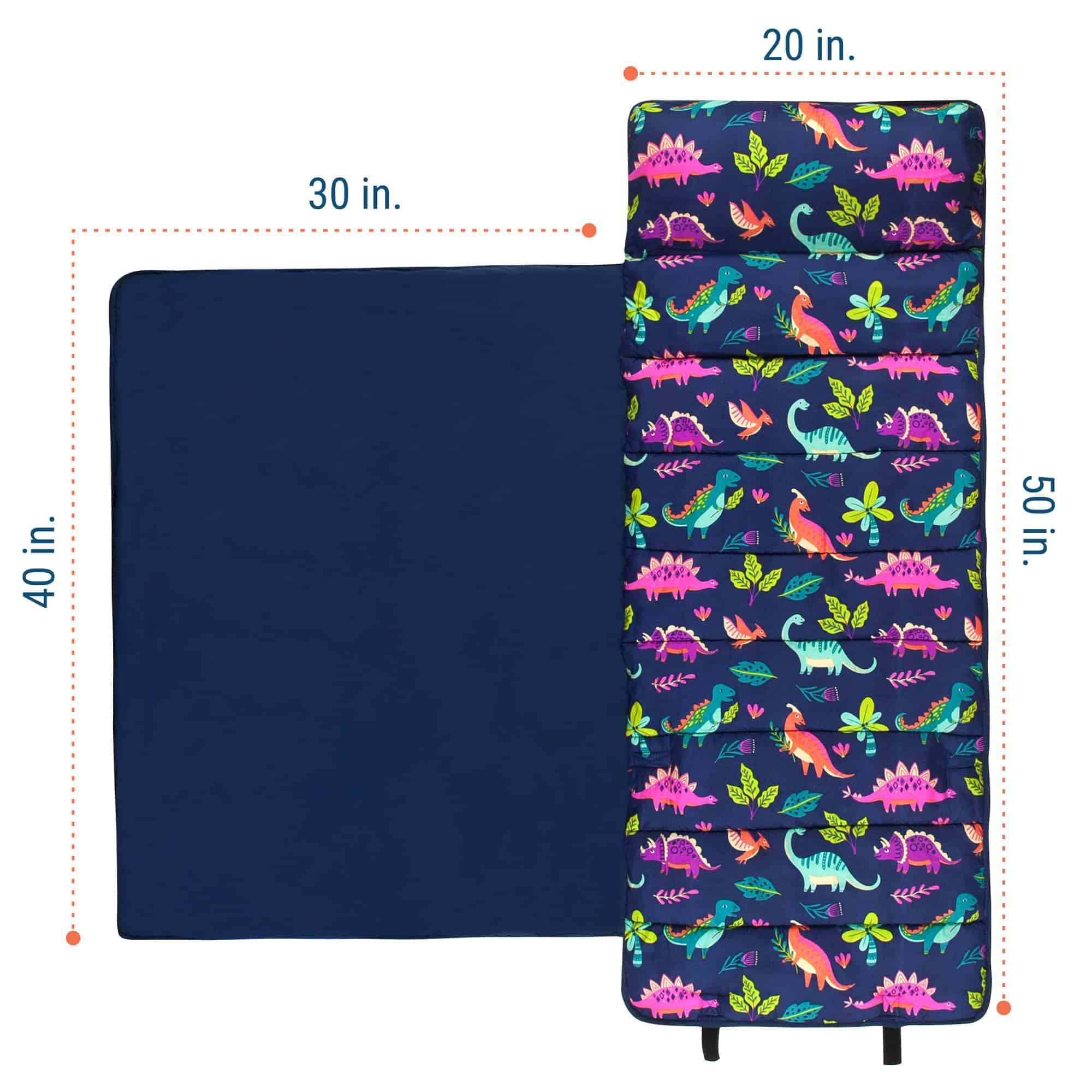 Wildkin Microfiber Nap Mat con Almohada -Darling Dinosaurs - Imagen 5