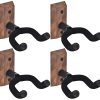 Soporte de pared para guitarra MOREYES, paquete de 4,