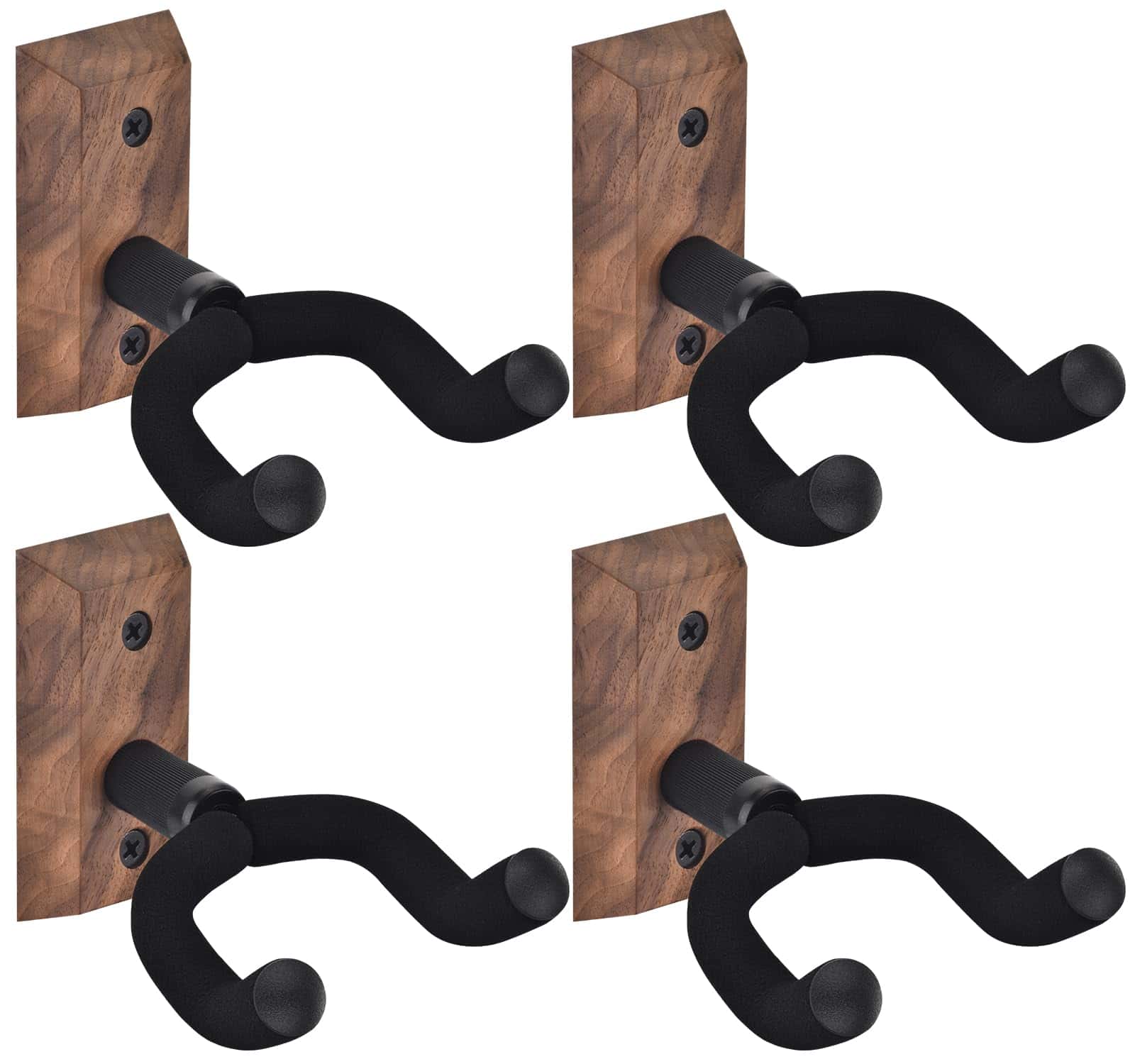 Soporte de pared para guitarra MOREYES, paquete de 4,