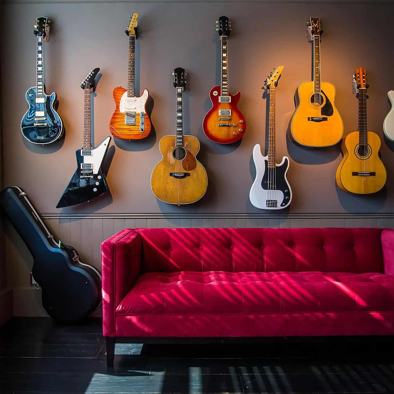 Soporte de pared para guitarra MOREYES, paquete de 4, - Imagen 9