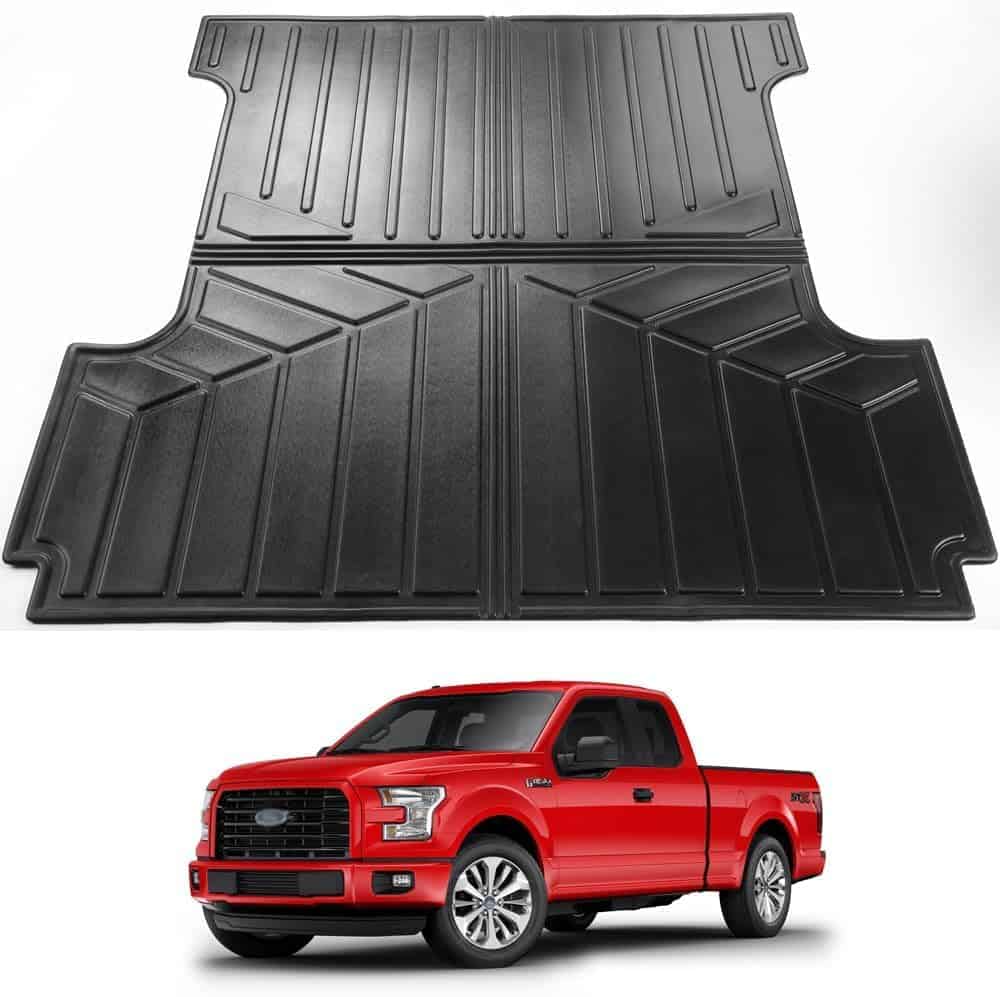 Tapetes para cama de camión VICOJETOR Compatible con Ford