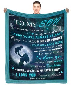 Manta JOPJOLIW para Hijo - Regalo para el Día del Padre y