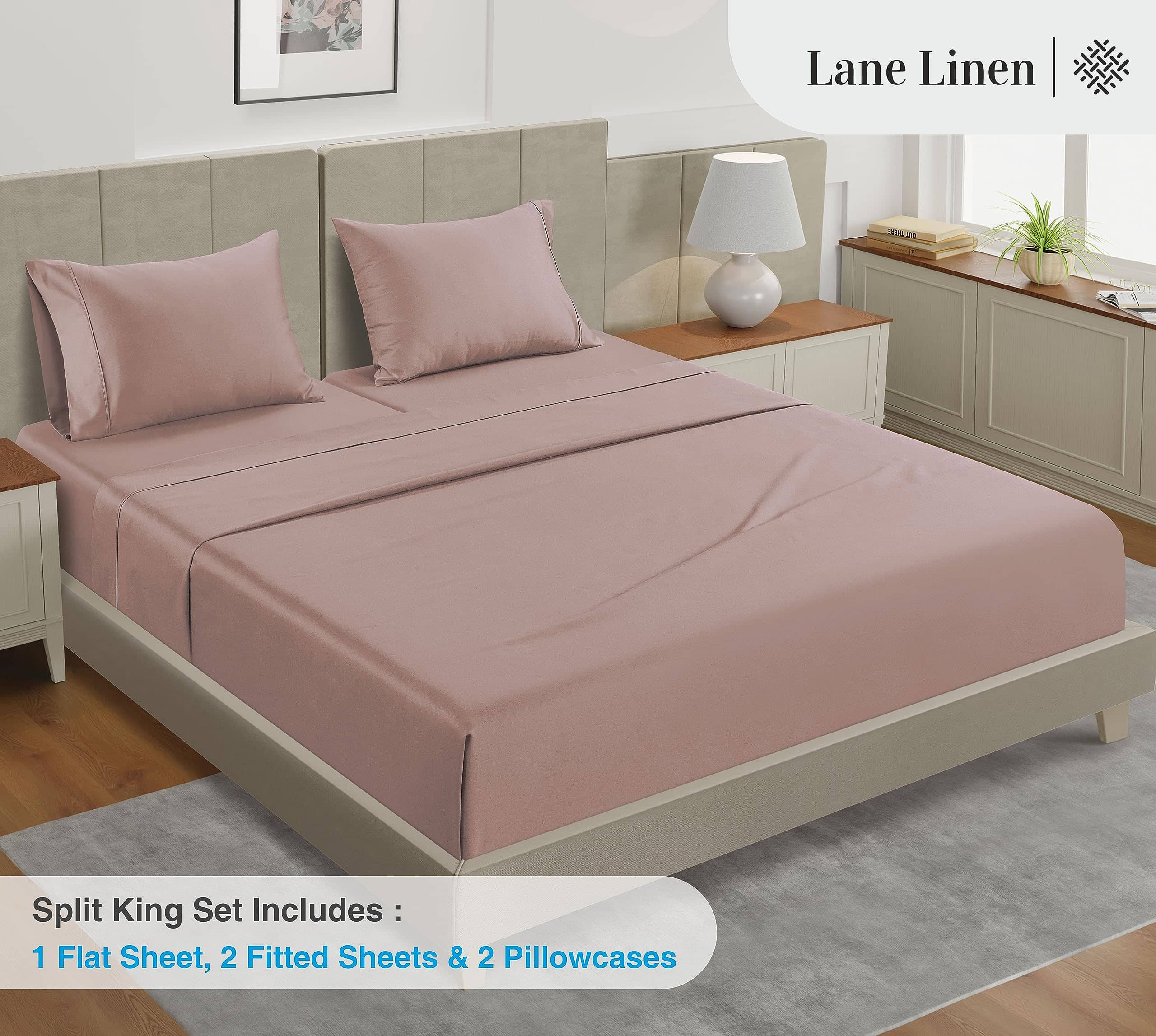 Juego de Sábanas LANE LINEN para Cama -Sepia Rose - Imagen 3