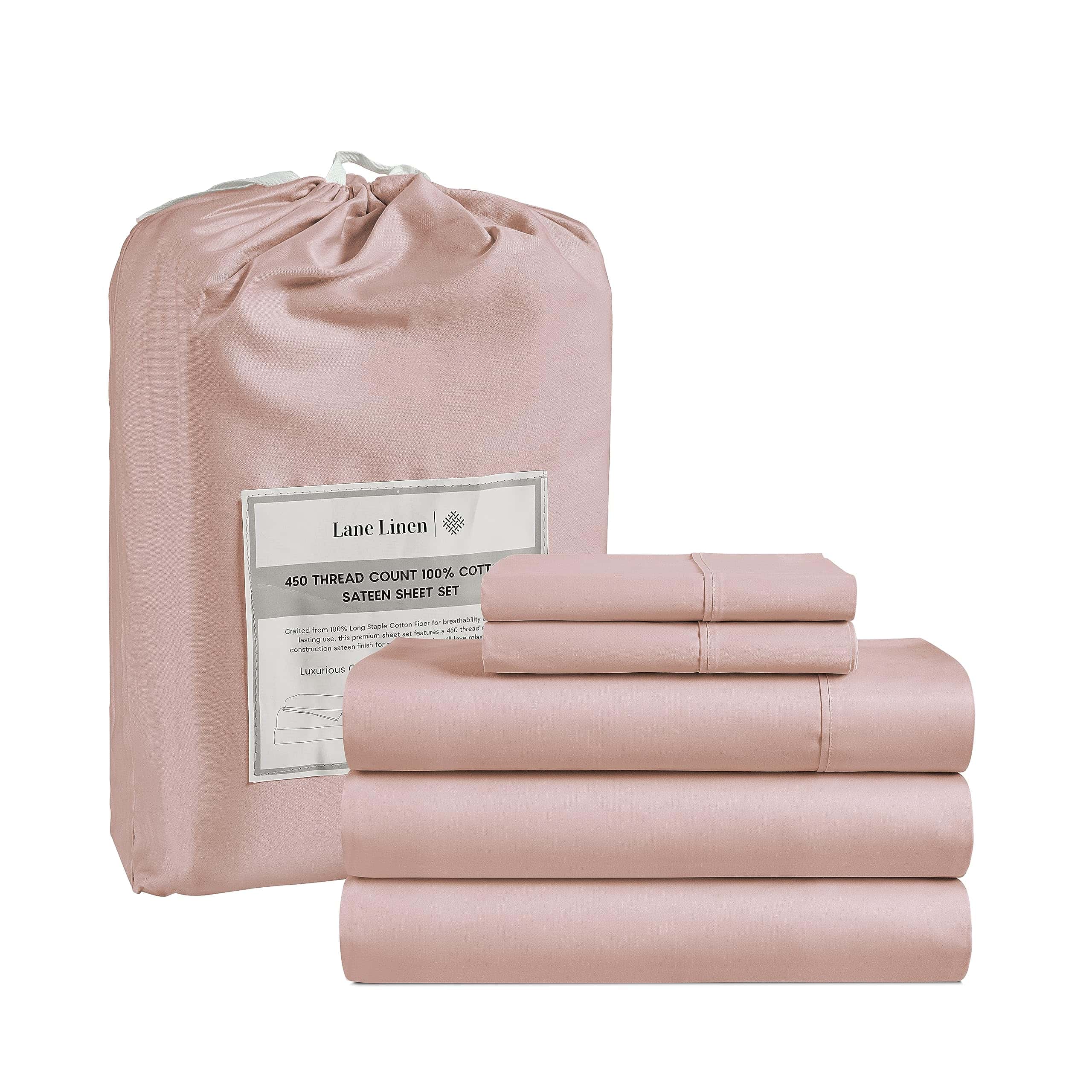 Juego de Sábanas LANE LINEN para Cama -Sepia Rose