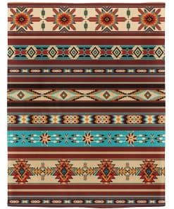 Manta de Felpa Suave y Acogedora KLRIGR para Sofá Azteca