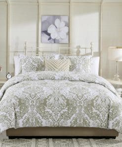 Fundas de Edredón Quilta Beige Queen - Juego de 3 Fundas de