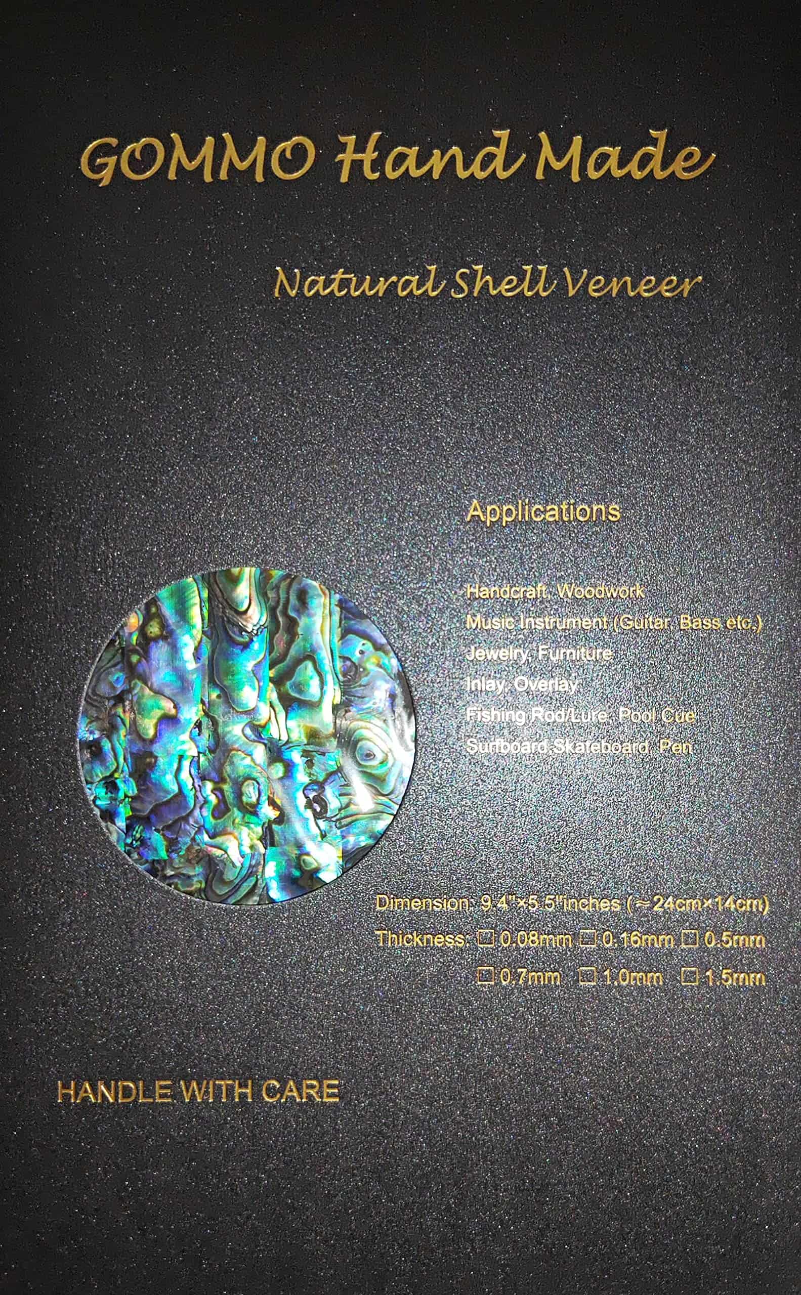 Lámina de Concha de Abulón Azul GOMMO Mejorada para - Imagen 7