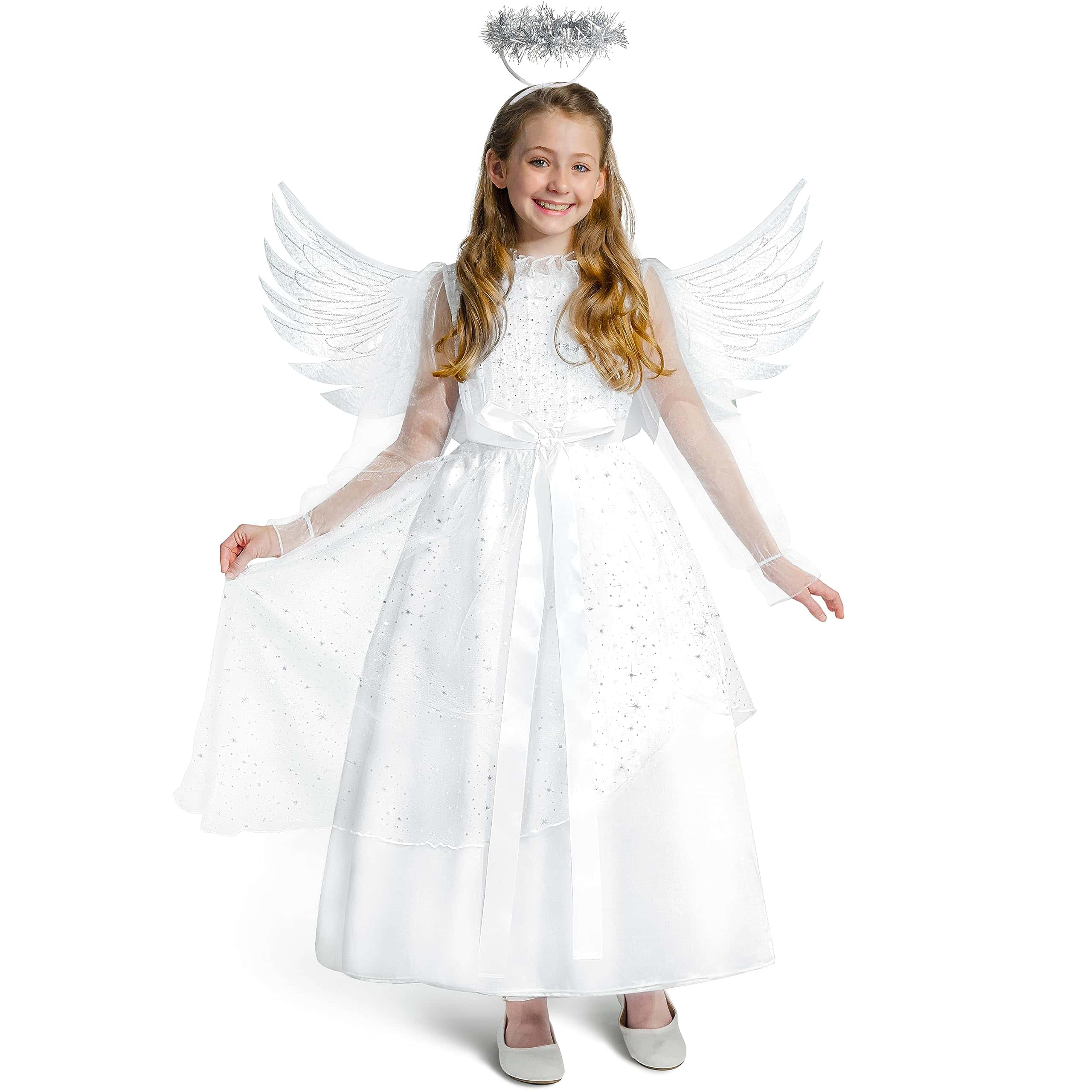 Disfraz de Angel para Niñas Spooktacular Creations, Vestido