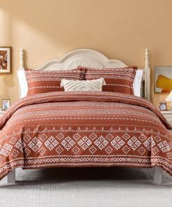 Quilta Funda de Edredón de Algodón Queen - 100% Algodón