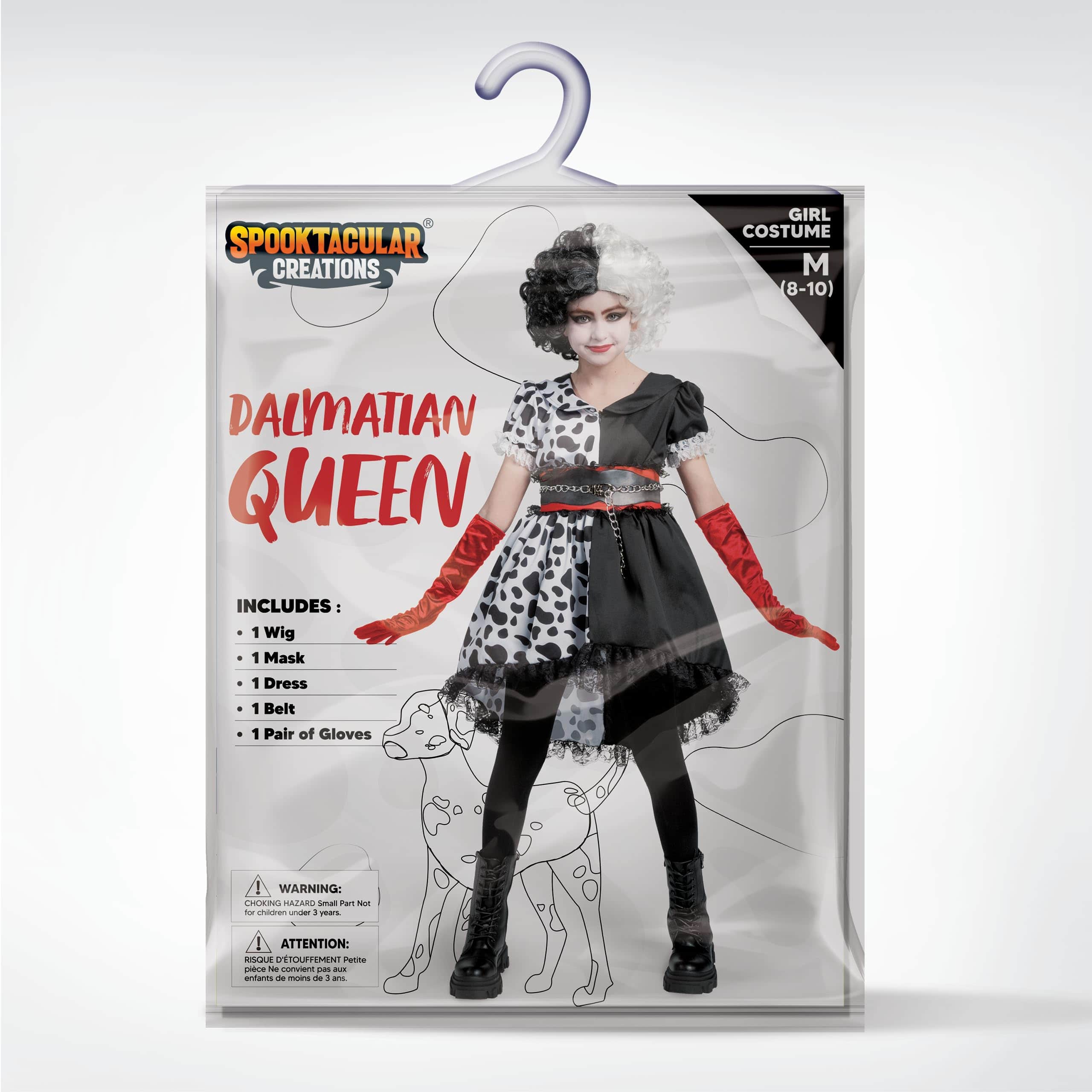 Disfraz de Dálmata para Niña Spooktacular Creations, Set de - Imagen 6