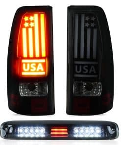 Faro trasero + Lámpara de freno para Chevy Silverado 1500