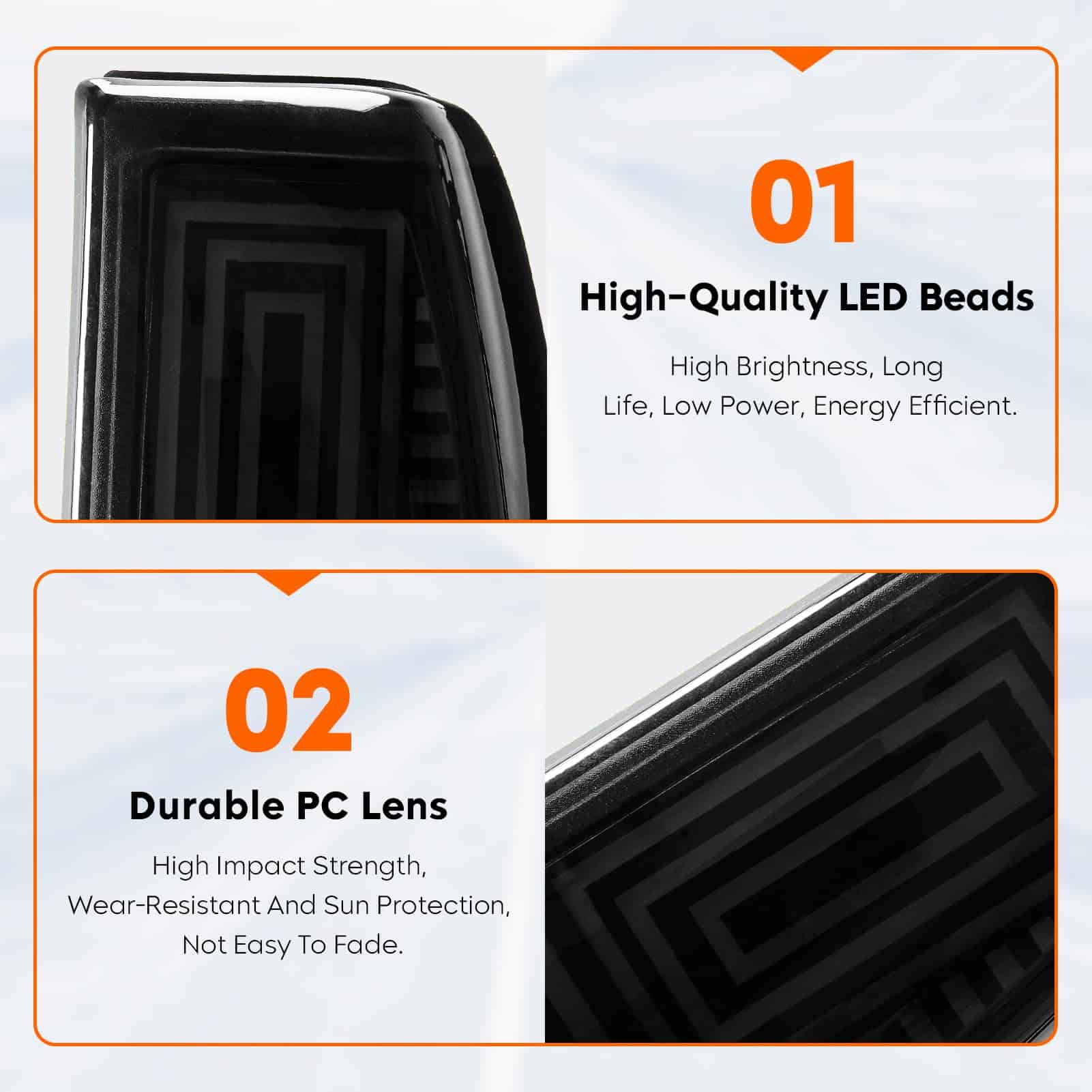 Tresound Luz Trasera + Tercera Luz de Freno para Chevy - Imagen 6