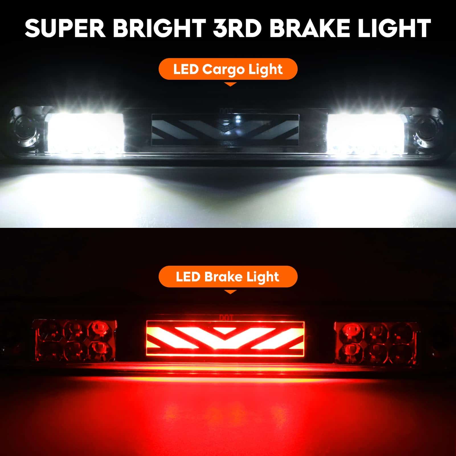 Tresound Luz Trasera + Tercera Luz de Freno para Chevy - Imagen 5