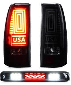 Tresound Luz Trasera + Tercera Luz de Freno para Chevy