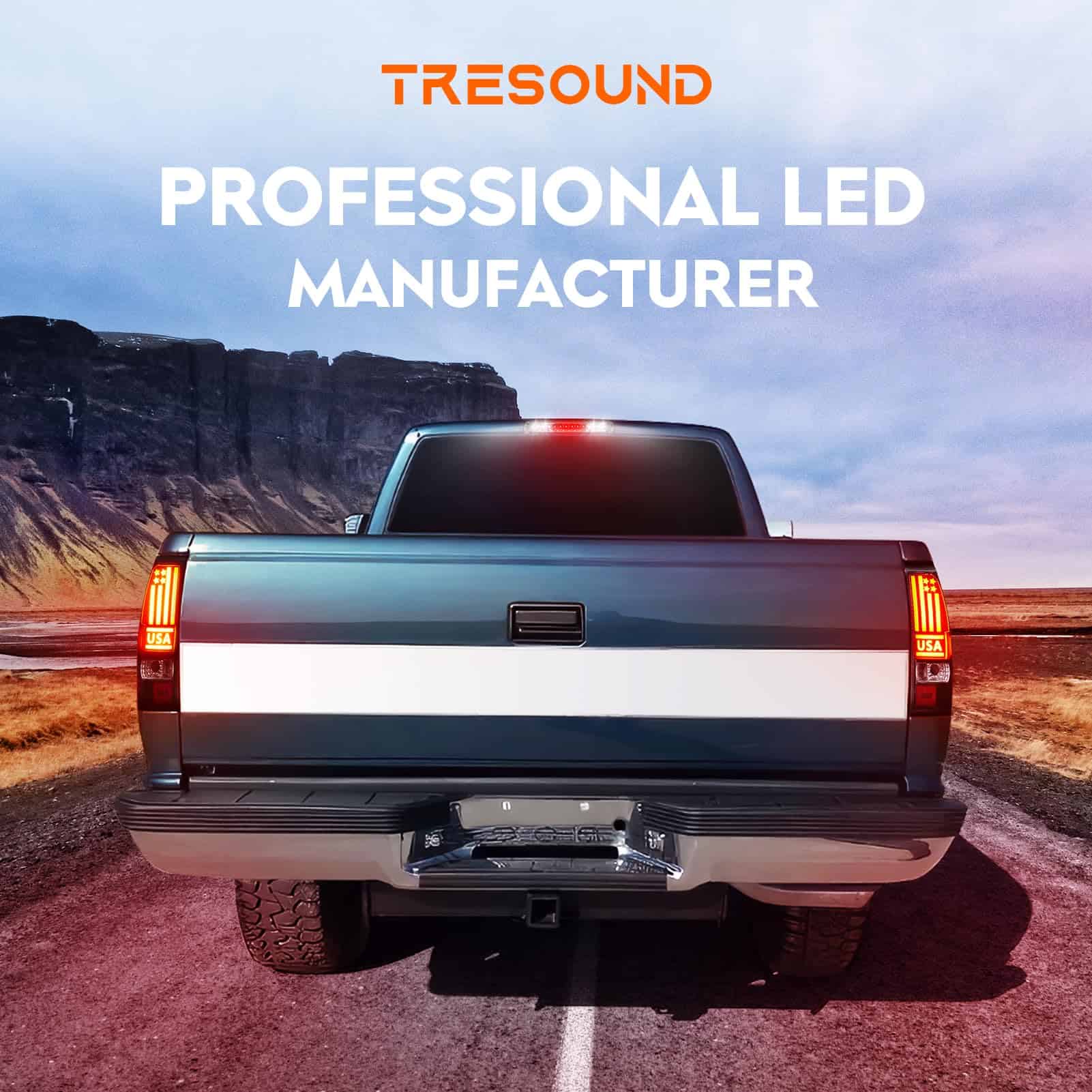Luz trasera Tresound + 3ra luz de freno de carga para Chevy - Imagen 9